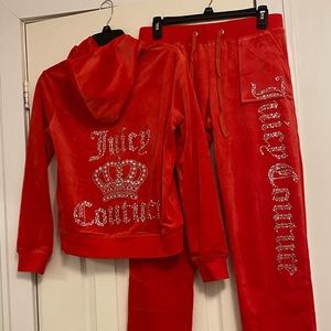 Cherry Red Juicy Couture Tracksuit
